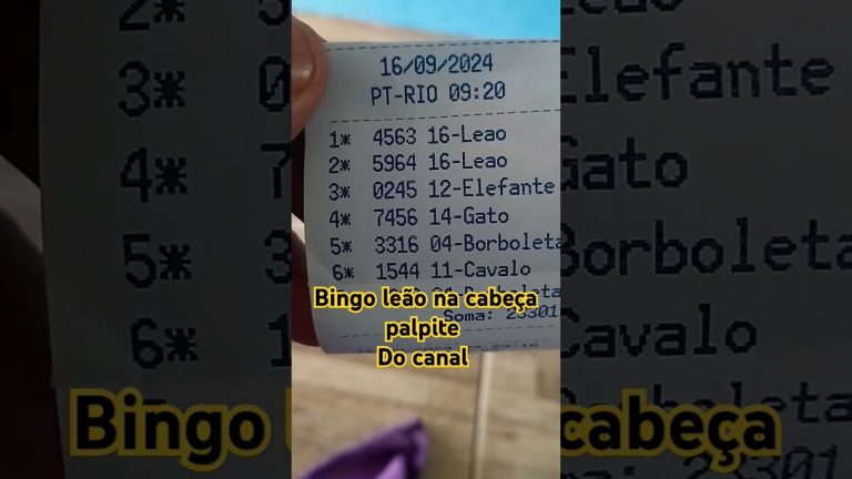 Resultado jogo do bicho das 09h do Rio