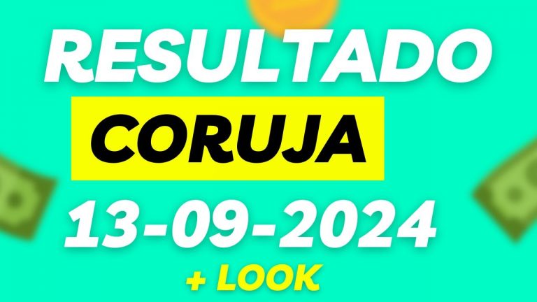 RESULTADO – Jogo do bicho ao vivo – coruja 13_09_2024