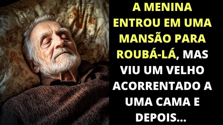 A menina entrou em uma mansão para rouba-la, mas viu um velho em uma cama e…