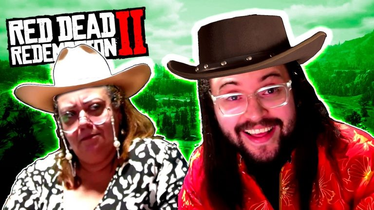 desafiei minha MÃE jogar RDR2