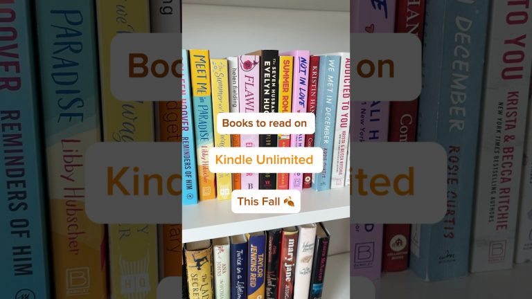 Books to Read on Kindle Unlimited This Fall! 🍂