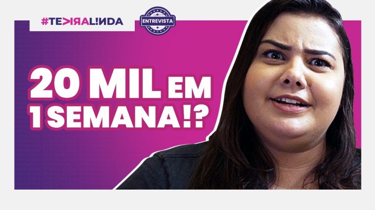 20 MIL REAIS DE RENDA EXTRA EM UMA SEMANA! O que ela fez? #TeViraLinda ENTREVISTA!