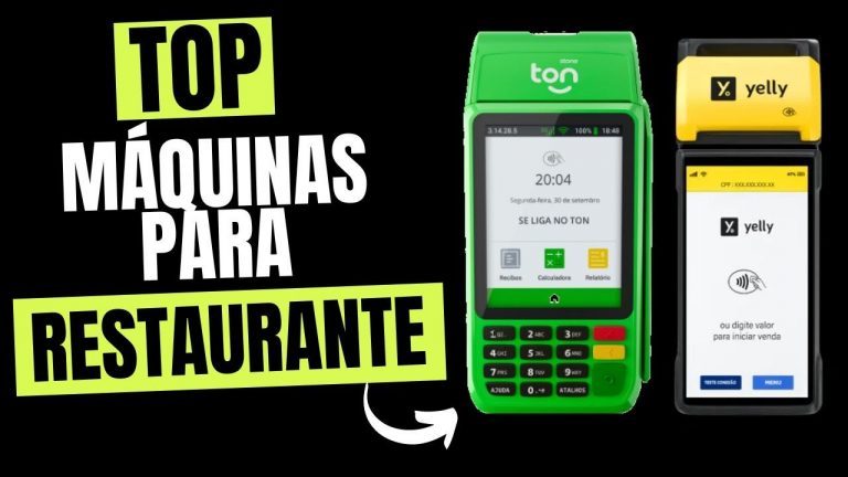 3 MELHORES MÁQUINAS de CARTÃO para RESTAURANTES