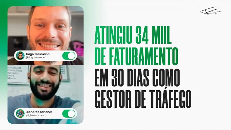 34 MIL EM 30 DIAS COM GESTÃO DE TRÁFEGO PAGO