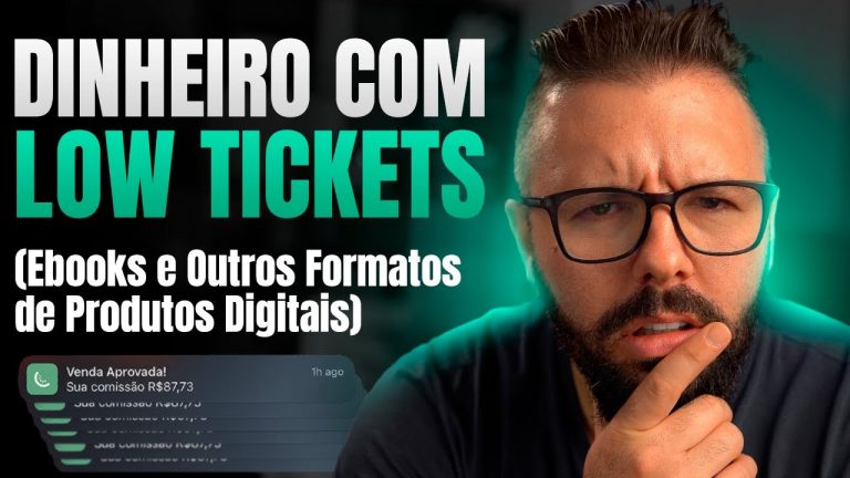 A Melhor Estratégia de Vendas Para Ganhar Dinheiro Com Ebooks e Produtos Low Tickets