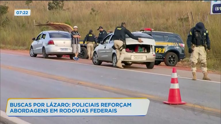 BUSCAS POR LÁZARO: POLICIAIS REFORÇAM ABORDAGENS EM RODOVIAS FEDERAIS