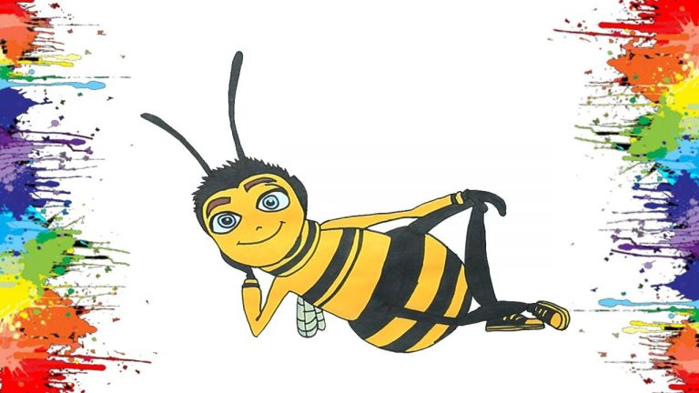 Bee Movie l Barry Bee Benson l desenho de personagens de filme animado.