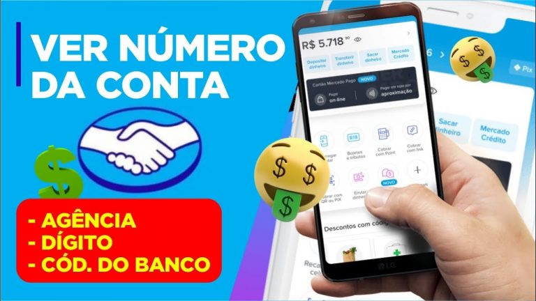 COMO VER NÚMERO DA CONTA MERCADO PAGO AGÊNCIA, DIGITO, CÓDIGO DO BANCO