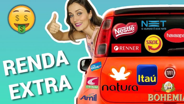 Como fazer RENDA EXTRA SEM ESFORÇO com seu CARRO com propaganda de marcas 🚗😎