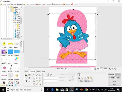 Como montar arte rotulo tubete numero 2 – Tutorial photoscape – Lembrancinhas personalizadas