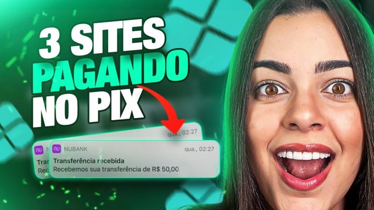 DESEMPREGADO? VEJA ESSES 3 SITES QUE ESTÃO PAGANDO NO PIX!