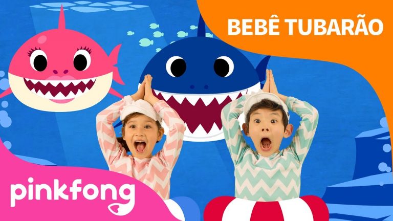 Dança do Bebê Tubarão | Baby Shark Dance em português | Pinkfong Canções para crianças