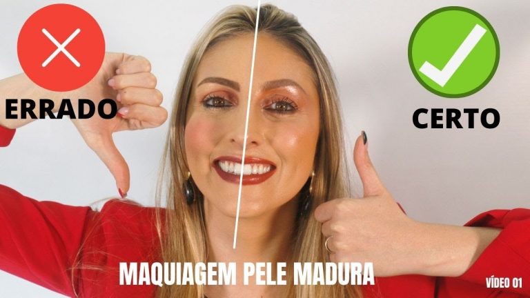 ERROS e ACERTOS na maquiagem de PELE MADURA. Dicas, macetes e muito mais! Vídeo 01