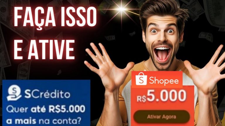 FAÇA ISSO E ATIVE O EMPRÉSTIMO SHOPEE SCREDITO 😱😱