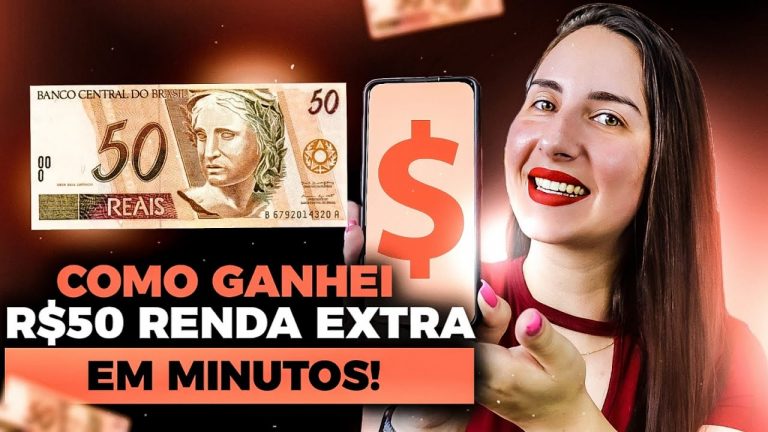 GANHEI R$50 DE RENDA EXTRA EM 5 MINUTOS! Dica de como fazer renda extra rápido