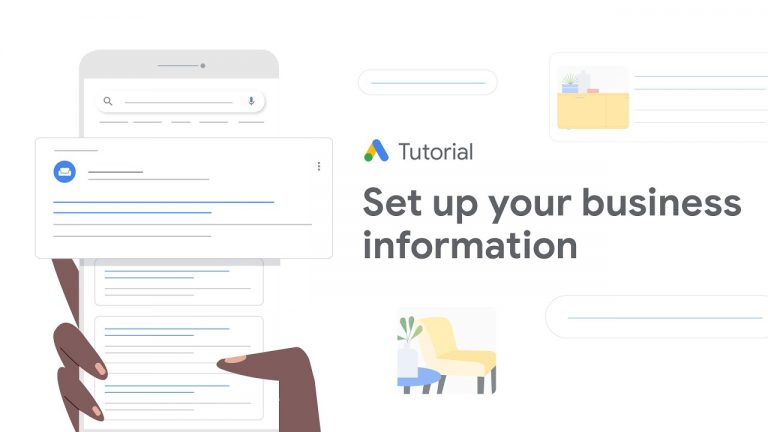 How to set up Business Information: Google Ads Tutorials