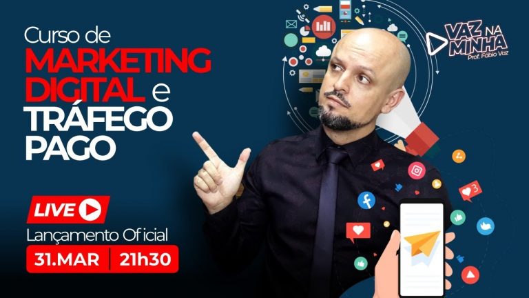 🔴LIVE: MARKETING DIGITAL e TRÁFEGO PAGO. Lançamento do Curso