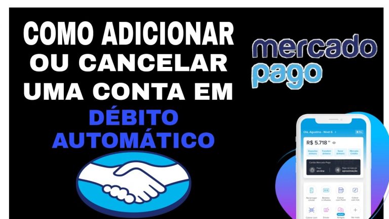 MERCADO PAGO COMO ADICIONAR UMA CONTA NO DÉBITO AUTOMÁTICO? E COMO CANCELAR?