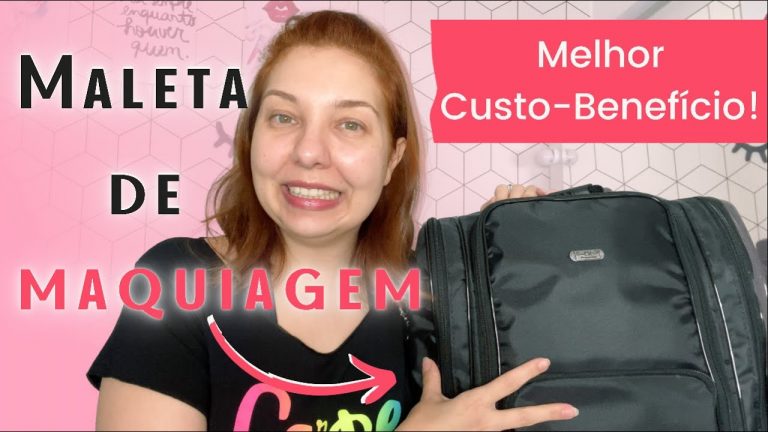 Maleta de Maquiagem Profissional – Kit de Maquiadora Profissional para Atendimento