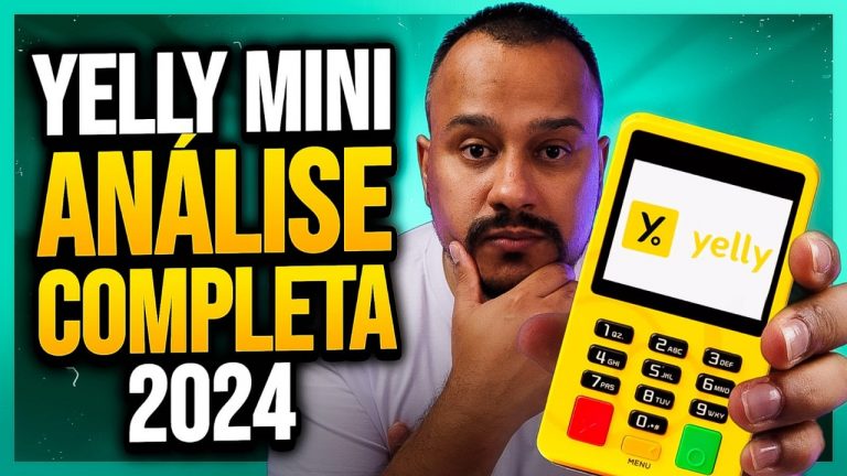 Maquininha YELLY MINI é Boa? Máquina de Cartão com a MENOR TAXA? [ANÁLISE COMPLETA 2024]