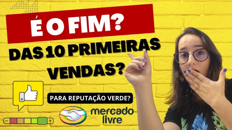 [NOVIDADE] Reputação Verde SEM FAZER as 10 Primeiras Vendas no Mercado Livre!