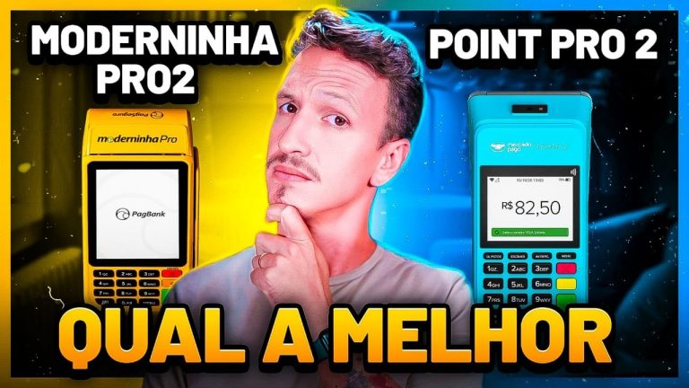 Qual a MELHOR MÁQUINA de Cartão em 2024? Moderninha PRO 2 ou Point PRO 2 – Comparativo COMPLETO