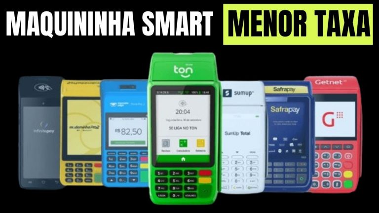 Qual a Melhor MÁQUINA DE CARTÃO SMART com MENOR TAXA?