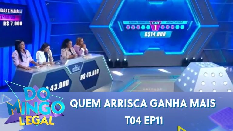 Quem Arrisca Ganha Mais T04E11 | Domingo Legal (15/09/24)