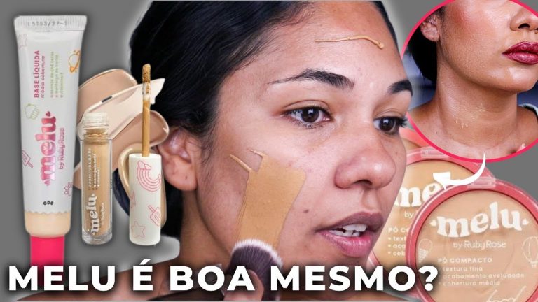 RESENHA BASE, CORRETIVO E PÓ MELU – NOVA MARCA DE MAKE DA RUBY ROSE