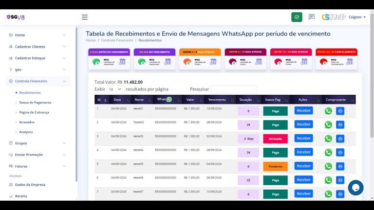 Sistema Web para Provedores da Starlink – SGV8 Starlink