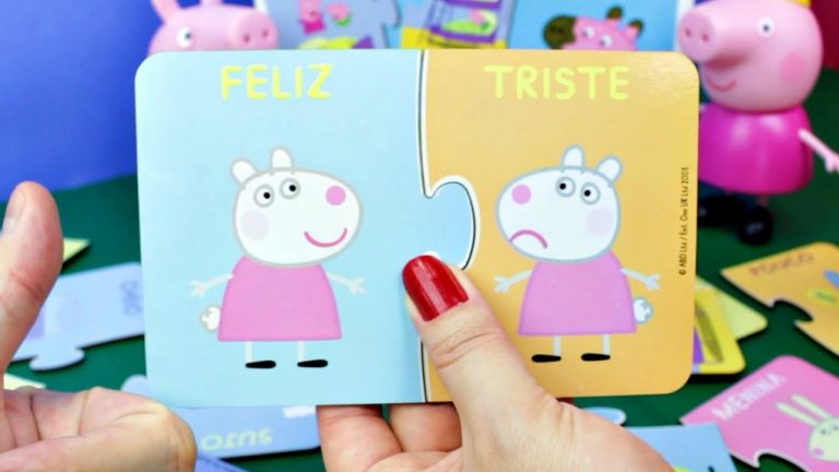 Tia Fla e Produção Cartas  opostas Da Peppa Pig Toy Cake