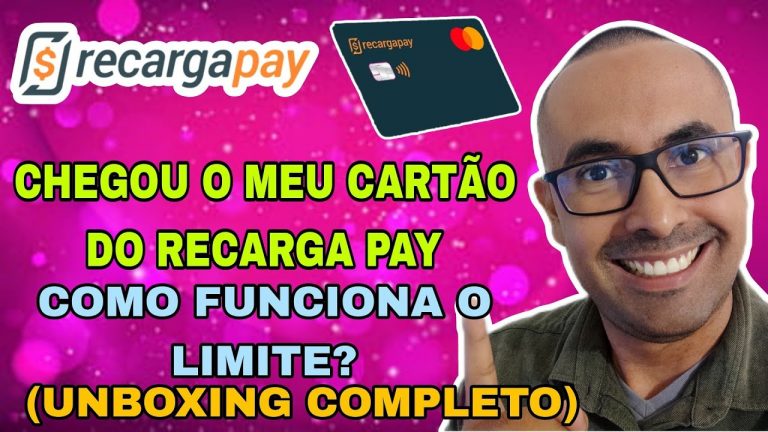 🔴✅️(UNBOXING) CHEGOU O MEU CARTÃO RECARGA PAY! VEJA COMO FUNCIONA O LIMITE DE CRÈDITO! ((2024))