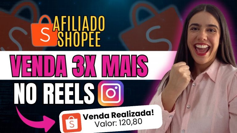 URGENTE! AFILIADO SHOPEE: COMO VENDER 3X MAIS NO REELS DO INSTAGRAM COM SEU PERFIL DE ACHADINHOS