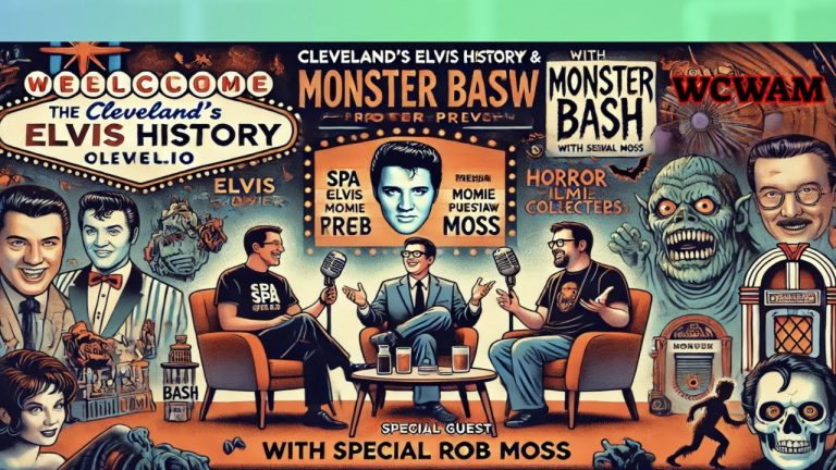 WCWAM S2 E36 Spa Guy & Trey Special Guest Rob Moss Cleveland Elvis Connections Monster Bash Fun