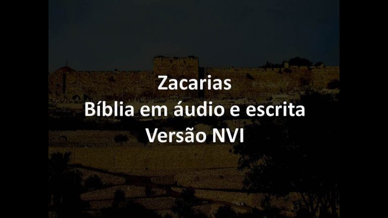 Zacarias Completo – Bíblia em áudio e escrita – Versão NVI