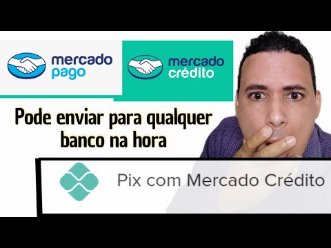 enviar pix com mercado credito para qualquer banco vou mostrar como