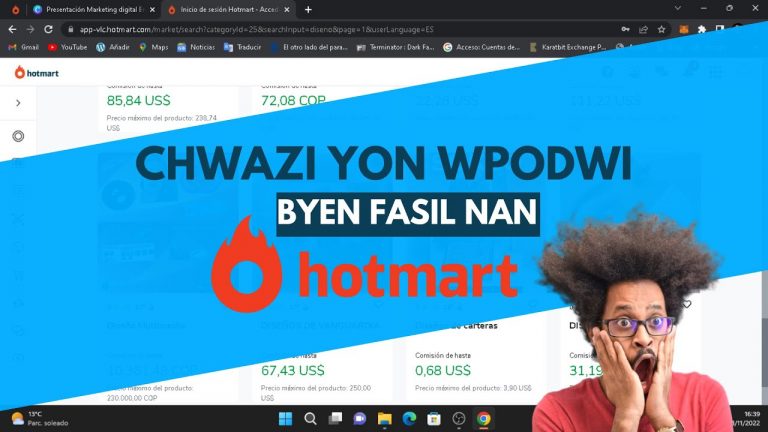 koman pou chwazi yon pwodwi byen fasil nan hotmart pou komanse vann