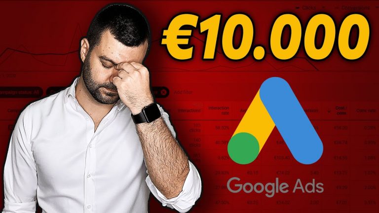 Πώς Έχασα €10,000 | Eshop Google Ads (Not-Clickbait)