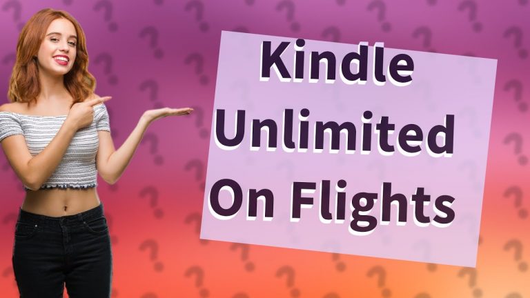 Can you read Kindle Unlimited books on a plane?