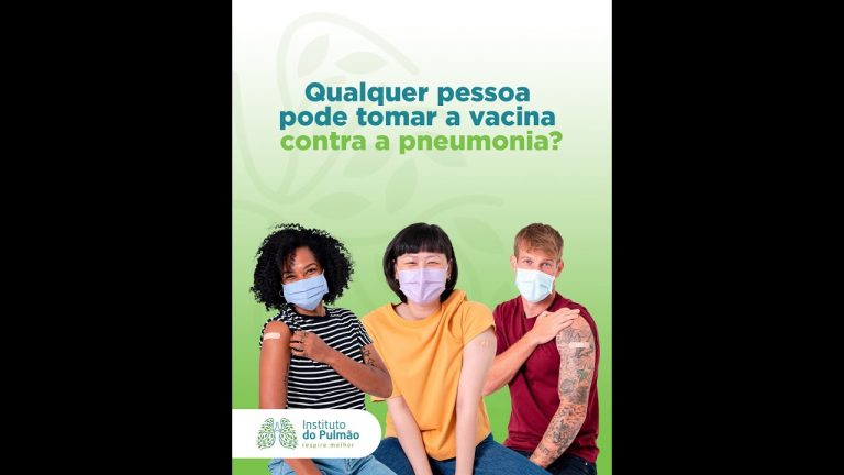 Instituto do Pulmão – Qualquer pessoa pode tomar vacina contra a pneumonia?