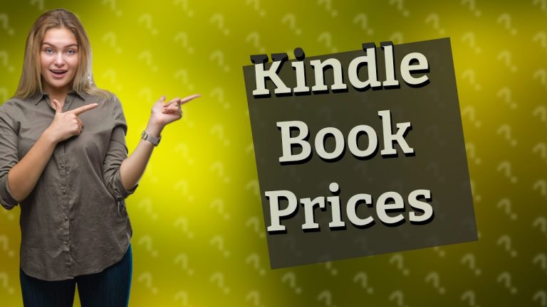 How much do Kindle books cost?