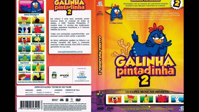 CD Galinha Pintadinha, 1, 2, 3,4