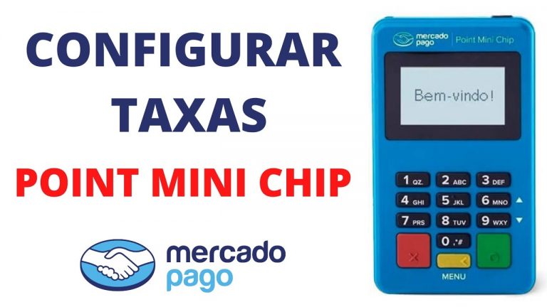 Como Configurar as taxas Point Mini Chip Mercado Pago 2022