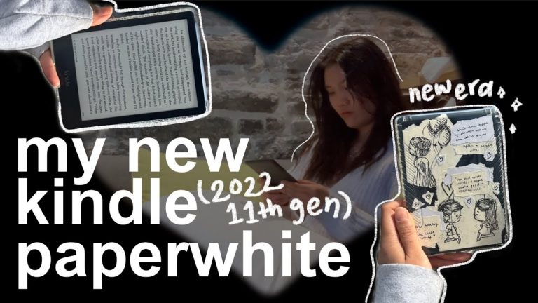 i got a kindle paperwhite (11th gen) ✨💗 unboxing, set-up, review (kindle vs. kobo?)