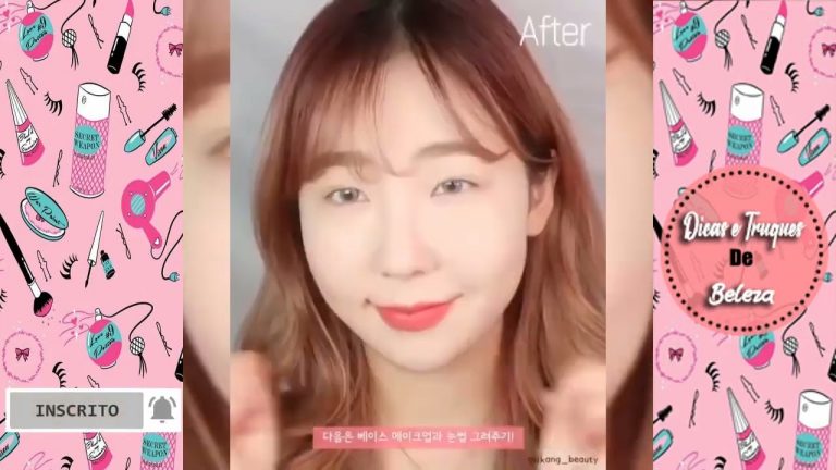 Incrível Tutorial de Maquiagem Coreana Para Iniciantes   Melhores Makes   Dicas e Truques de Beleza