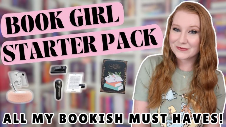 must have bookish items | BOOK GIRL STARTER PACK | kindle, accessories & more!