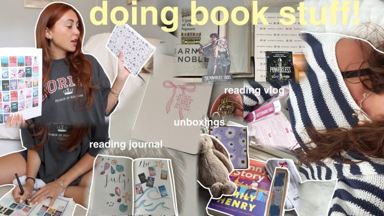 let's do (lots) of book stuff ⭐️ (book shopping, midnight release, reading journal, + more)