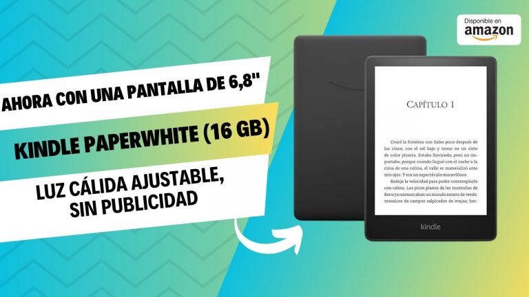 Kindle Paperwhite (16 GB) | Ahora con una pantalla de 6,8″ y luz cálida ajustable, sin publicidad