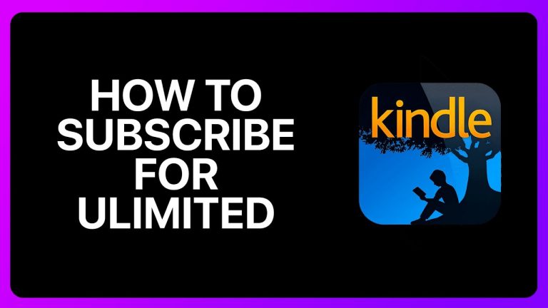 How To Subscribe For Amazon Kindle Unlimited Tutorial