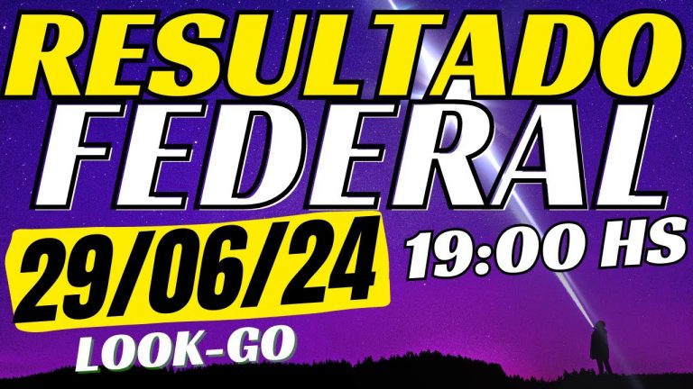 Resultado do jogo do bicho ao vivo – FEDERAL – Look – 19:00 29-06-24